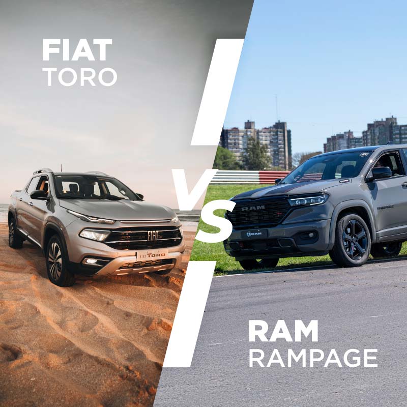 Fiat Toro vs Ram Rampage