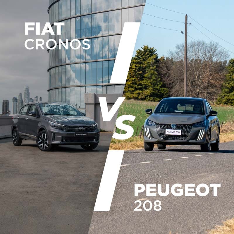 Peugeot 208 vs Fiat Cronos