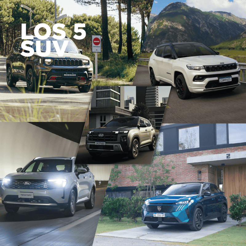 Las SUV más vendidas de Argentina