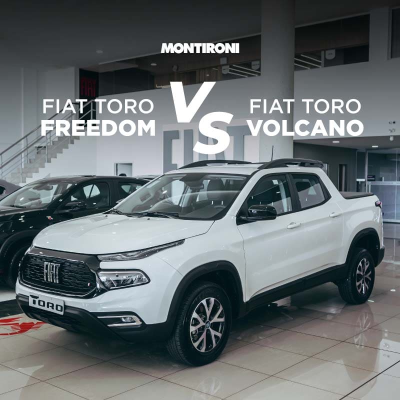 Fiat Toro Freedom vs Volcano