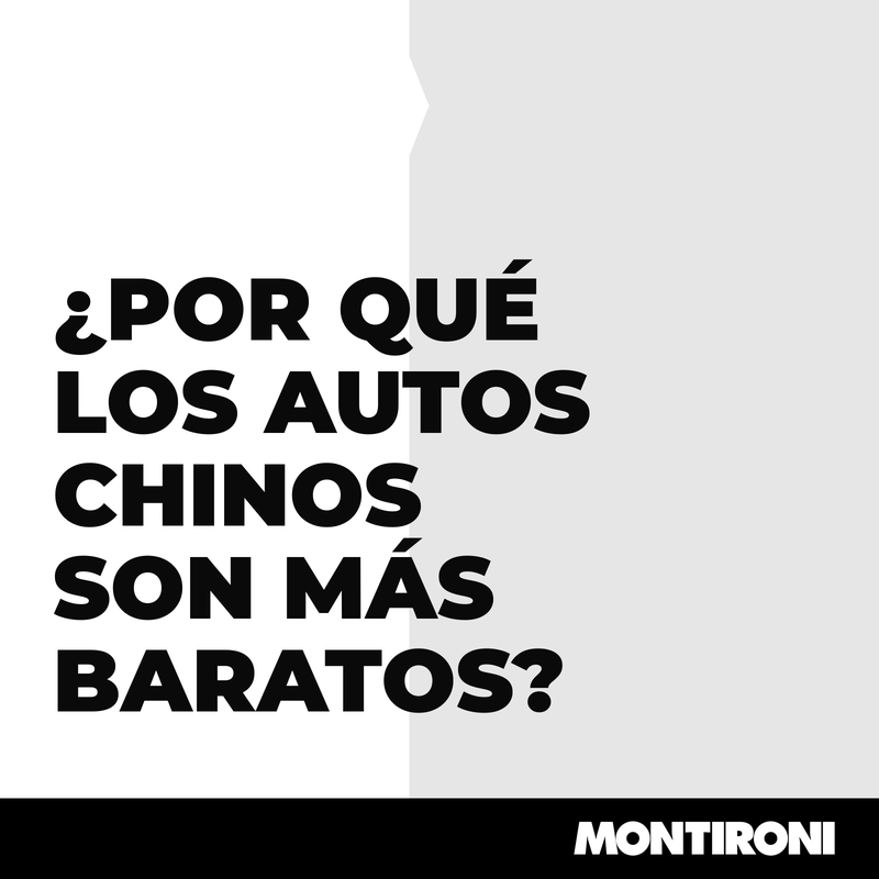 por que los autos chinos son más baratos