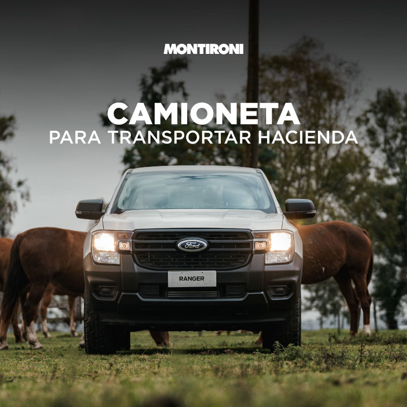 camioneta para transportar hacienda