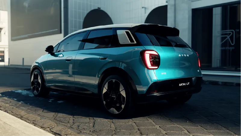 Diseño exterior del GAC AION UT