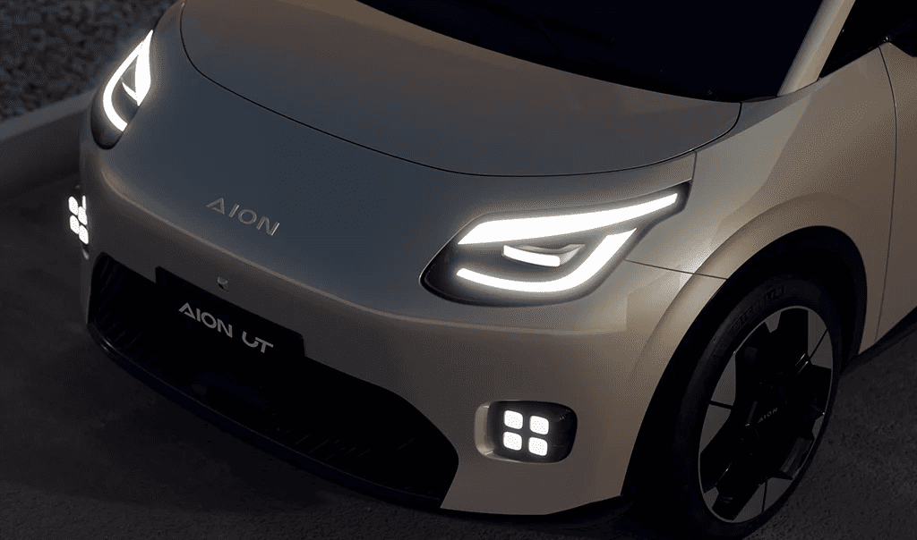 GAC AION UT detalle de diseño o tecnología