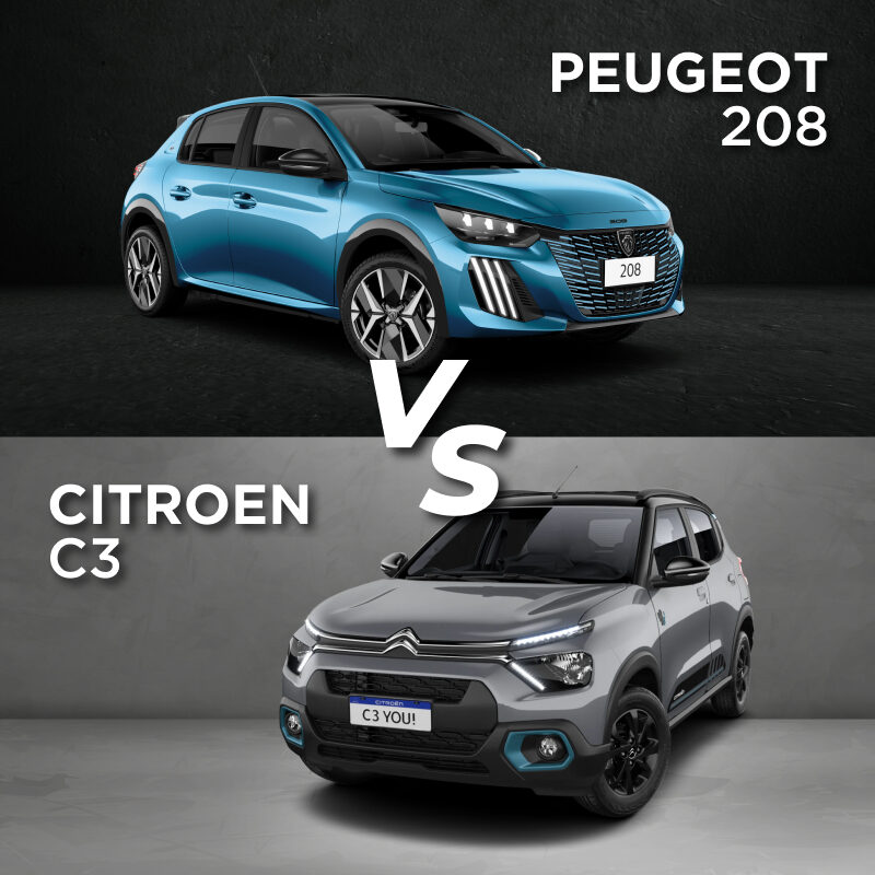 Peugeot 208 vs Citroën C3