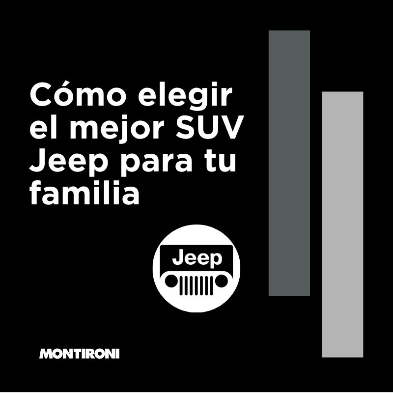 Mejor SUV Jeep para la familia: Avenger, Renegade, Compass y Commander