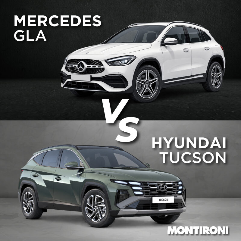Mercedes-Benz GLA y Hyundai Tucson comparados en diseño y propuesta de uso